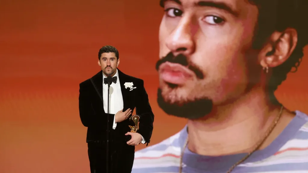 Bad Bunny en su discurso (1)