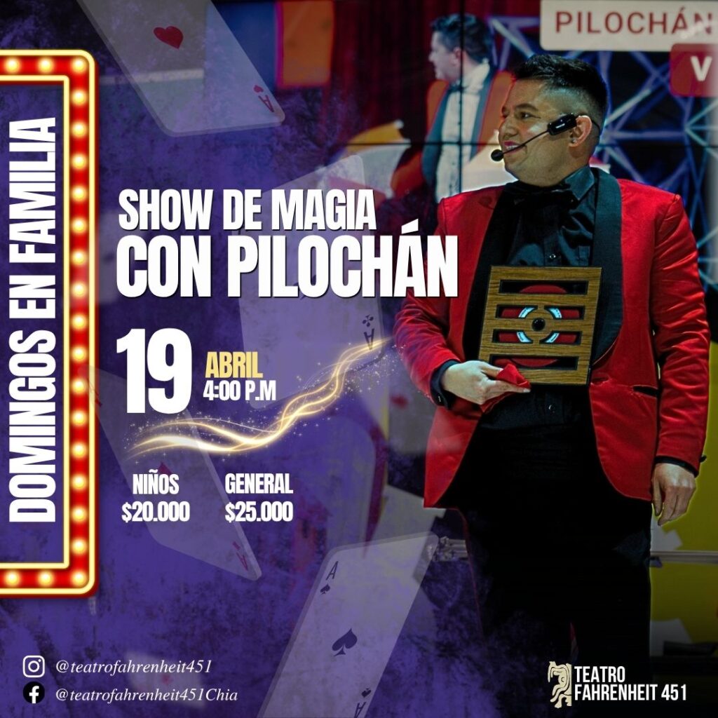La magia llega a Chía con el mago Pilochán V