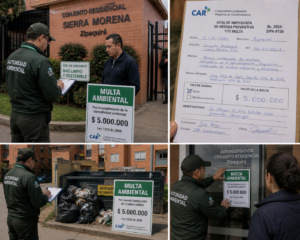 Primera sanción ambiental a conjunto residencial en Zipaquirá