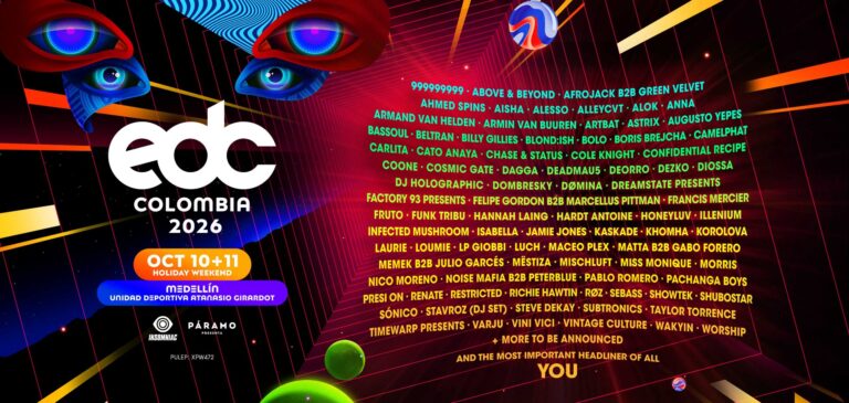 EDC Colombia 2026 revela su cartel