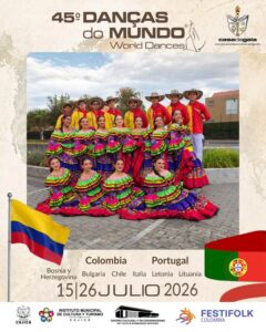 La compañía de Danzas de Cajicá llevará el talento colombiano a Portugal