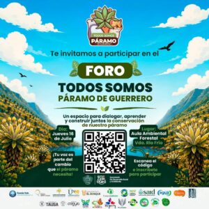 Zipaquirá será sede del Foro Ambiental Todos Somos Páramo de Guerrero