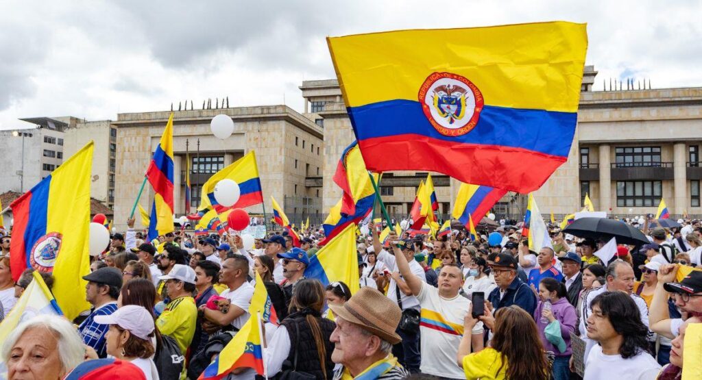 Marchas del 14 de octubre en Colombia