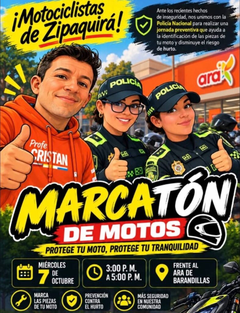 Marcatón de Motos en Zipaquirá